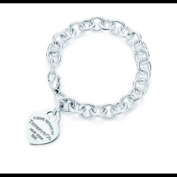 Tiffany & Co. Jewelry - Tiffany’s Sterling Heart Pendant Bracelet